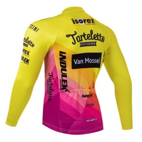 Wielershirt 2024 Tarteletto Isorex Lange Mouw Geel
